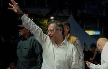 El presidente Gustavo Petro durante intervención en Ibagué en la Movilización. FOTO: COLPRENSA