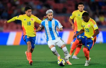 Joel Canchimbo salió lesionado a los 35 minutos, Colombia se mide por la semifinal del Mundial Sub 20 ante Argentina. FOTO: GETTY