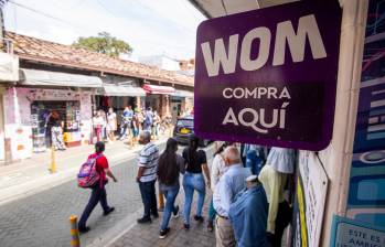 En tres años en Colombia, Wom ha invertido US$1.200 millones y atiende a 6,4 millones de usuarios. FOTO EL COLOMBIANO