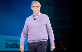 Bill Gates compartió sus aprendizajes con los jóvenes, basados en su paso por el mundo empresarial y su labor filantrópica. FOTO: GETTY