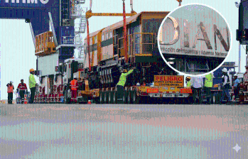 La nueva maquinaria fortalecerá el mantenimiento de la red férrea ante la llegada de 13 nuevos trenes al sistema. FOTO COLPRENSA Y METRO DE MEDELLÍN.