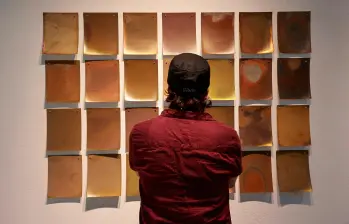 Esta pieza hace parte de Alquimia. Es del artista Carlos Carmona. FOTO: Manuel Saldarriaga.