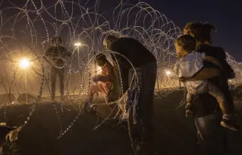El paso en Texas es una de las rutas más usadas por quienes buscan ingresar a Estados Unidos de forma ilegal. FOTO: Getty