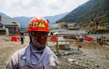 Esta es un planta de minería de oro en Buriticá, Antioquia. Foto El Colombiano. 