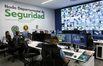 Desde el Nodo Departamental de Seguridad se manejarán estas cámaras privadas, además de las públicas que se adquirieron desde los municipios. FOTO JULIO CÉSAR HERRERA