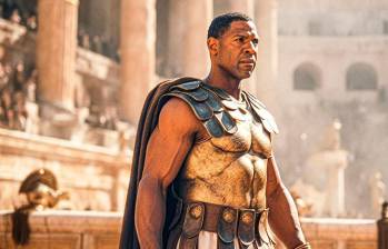 Imagen de Denzel Washington en la segunda parte de Gladiador, que llegará a cines en noviembre de este 2024. FOTO: Cortesía