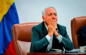 El asesor Vargas habría pedido a contratistas que participen en movilizaciones convocadas por el Gobierno y votar a favor del ministro Guillermo Jaramillo (foto) en encuesta sobre los candidatos del Pacto para 2026. Foto: Colprensa