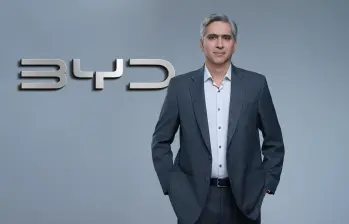 Juan Luis Mesa, gerente de BYD en Colombia. FOTO: Cortesía.