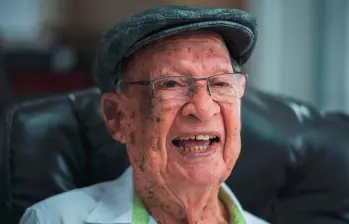 José María Acevedo falleció a los 106 años. FOTO EL COLOMBIANO.  José María Acevedo falleció a los 106 años. FOTO EL COLOMBIANO.