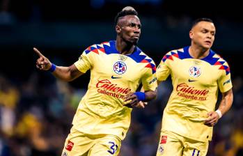 El futbolista Julián Quiñones llegó a México en 2015, cuando tenía 18 años. Allá se terminó de formar y debutó en el fútbol profesional. FOTO: TOMADA DEL X DE @ClubAmerica