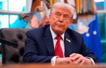 El presidente Donald Trump sostendrá este viernes una reunión con la empresarios petroleros para dialogar sobre el crudo venezolano. FOTO GETTY 