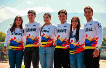 Antioqueños que representarán a Colombia en la categoría Championship. Foto: Manuel Saldarriaga.