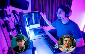 El streaming en vivo se consolida como una de las industrias más dinámicas del ecosistema digital. En la izquierda está WestCol y a la derecha, Mr. Stiven, los streamers colombianos más populares. FOTO: GETTY Y CORTESÍA