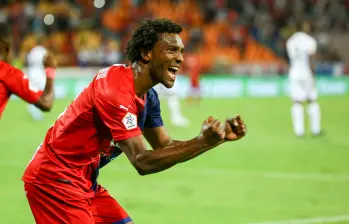 Didier Moreno, en un partido con Tolima jugando para el DIM en 2019. FOTO EL COLOMBIANO