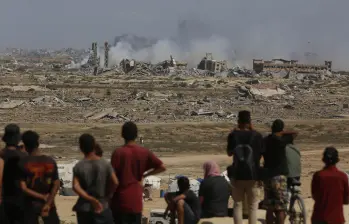 Los bombardeos ejecutados por Israel dejaron más de 100 muertos en Gaza. Foto: Getty Images Los bombardeos ejecutados por Israel dejaron más de 100 muertos en Gaza. Foto: Getty Images