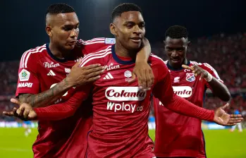 El delantero bolivarense Brayan León Muñiz podría ser titular con el DIM en el partido contra Jaguares de este jueves 31 de julio. FOTO: MANUEL SALDARRIAGA