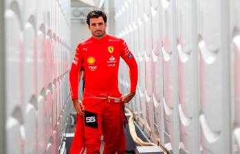 Carlos Sainz consiguió el podio para Ferrari en la primera carrera del año, el Gran Premio de Baréin. FOTO Getty