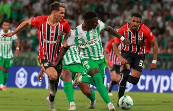 Nacional aspira a mostrar el mismo fútbol en el Morumbí, pero con mayor efectividad, para así tener una buena opción de avanzar a los cuartos de final de la Copa Libertadores. FOTO Manuel Saldarriaga