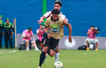 Águilas Doradas está cerca del octavo lugar de la clasificación. Si gana ante Fortaleza sumaría 25 puntos, con lo que puede subir hasta la séptima casilla. FOTO: MANUEL SALDARRIAGA
