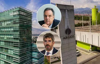 Jorge Mario Velásquez, presidente de Grupo Argos (en la imagen arriba), y Ricardo Jaramillo, presidente de Grupo Sura, lideraron el desenroque de los conglomerados empresariales. FOTO EL COLOMBIANO