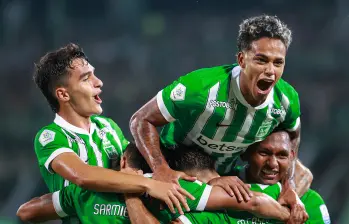 Atlético Nacional es líder de la Liga Betplay 1-2026 tras ganar 12 juegos, empatar uno y perder tres. Foto: Manuel Saldarriaga Quintero.