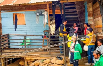 Las viviendas en riesgo están, en general, en el área de influencia de la quebrada La Máquina. FOTO: ALCALDÍA