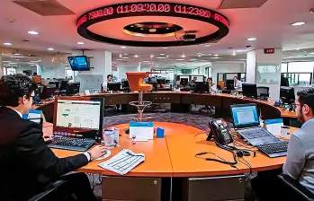 El MSCI Colcap abre hoy en 2.053,25 unidades, tras observar en la rueda bursátil de ayer una desvalorización de 0,91%. En la jornada, la especie más negociada fue la preferencial de Grupo Cibest. FOTO Colprensa