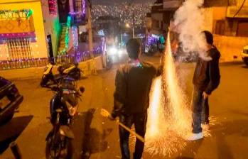 Las detonaciones se han escuchado prácticamente todos los días en todos los rincones de la ciudad. FOTO: ARCHIVO EL COLOMBIANO