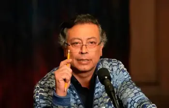 Gustavo Petro, presidente de Colombia. FOTO: PRESIDENCIA. 