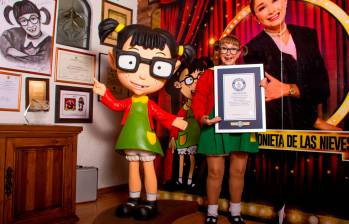 La Chilindrina recibió el Guinness World Record por interpretar tantos años a un personaje infantil. Foto: Efe