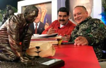 El número dos del chavismo, Diosdado Cabello, pidió a Gustavo Petro extraditar a los opositores venezolanos que están en Colombia. FOTO: TOMADA DE TWITTER @dcabellor