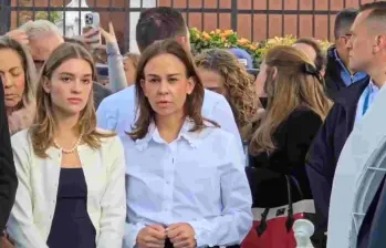 María Claudia Tarazona, viuda del senador Miguel Uribe. Foto: captura de video