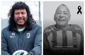 René Higuita envió un emotivo mensaje de despedida tras la muerte de su padre. FOTO COTESÍA ATLÉTICO NACIONAL Y @higuitarene