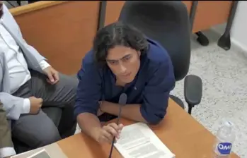 Nicolás Petro imputado por lavado de activos y enriquecimiento ilícito. FOTO: Captura de pantalla.
