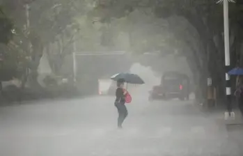 La probabilidad de que haya jornadas de lluvias intensas comenzando el año es alta, según el Siata. FOTO: CAMILO SUÁREZ