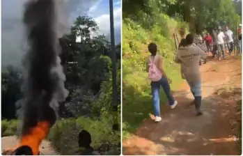 El operativo fue realizado este puente festivo en el municipio de Segovia. FOTO: Cortesía