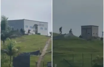 El ataque ocurrió durante la tarde de este miércoles en una base militar de Anorí. FOTOS: Cortesía
