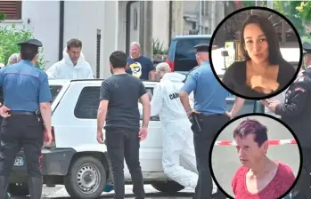 Arriba, Maylin Castro; abajo, Lorena Venier, ambas acusadas de asesinar al italiano Alessandro Venier. FOTO: REDES SOCIALES