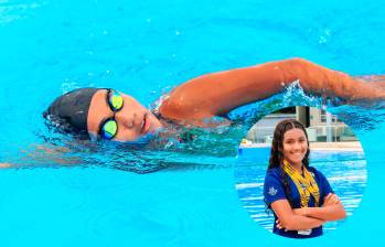 Sofía Carmona logró un cupo al Mundial de OceanMan en Dubái tras alcanzar la plata en San Andrés. Foto: Camilo Suárez.