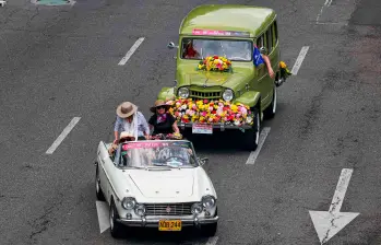 EL COLOMBIANO fue testigo de la gran asistencia de público en la Feria de las Flores. FOTO Manuel Saldarriaga