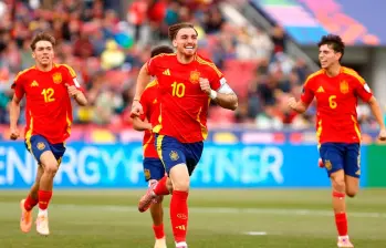 Iker Bravo es la principal figura de la Selección España sub-20. Foto: Tomada de redes @sefutbol