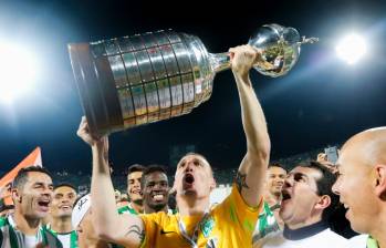 Este fue uno de los momentos más importantes de la historia del club, el título de la Copa Libertadores de 2016. FOTO JUAN ANTONIO SÁNCHEZ