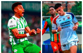 Mientras el futuro de Kevin Mantilla está en duda en el DIM, el de William Tesillo está asegurado y es una pieza fundamental en los planes de Atlético Nacional. FOTOs Manuel Saldarriaga 