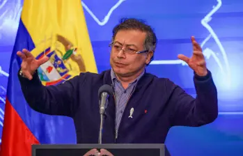 Gustavo Petro prohibió las exportaciones de carbón hacia Israel. FOTO PRESIDENCIA.