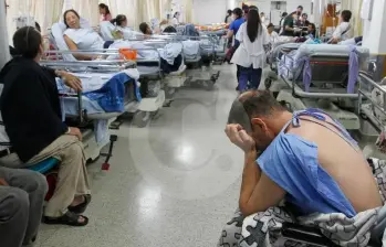 En buena medida la crisis es originada por falta de pago de las EPS que tiene intervenidas el Gobierno Nacional. FOTO EL COLOMBIANO