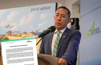 Ricardo Roa, presidente de Ecopetrol, continuará en el cargo tras el respaldo de la junta directiva. FOTO COLPRENSA