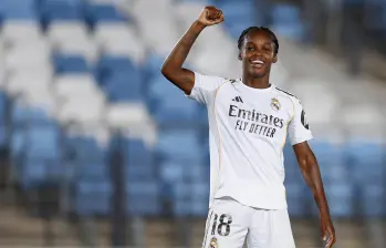 Linda Caicedo, de 20 años, es una de las grandes figuras del Real Madrid. FOTO: GETTY