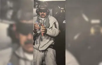 La primera imagen de Nicolás Maduro capturado. FOTO: Tomada de redes sociales Trump