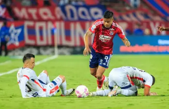 EL delantero atlanticense Luis “El Chino” Sandoval será el referente en ataque del Medellín contra América en Cali. FOTO: CAMILO SUÁREZ