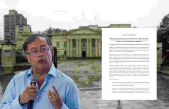 Esta es la carta abierta que enviaron las organizaciones de la sociedad civil al presidente Gustavo Petro. FOTO: COLPRENSA Y CORTESÍA